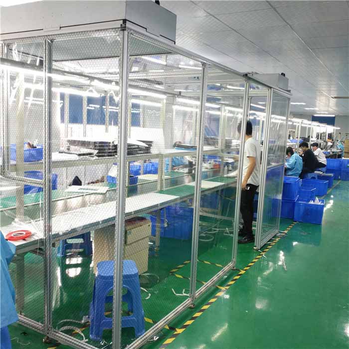十萬級潔凈棚滿足各種不同制造生產之無塵室環境需 十萬級潔凈棚滿足各種不同制造生產之無塵室環境需