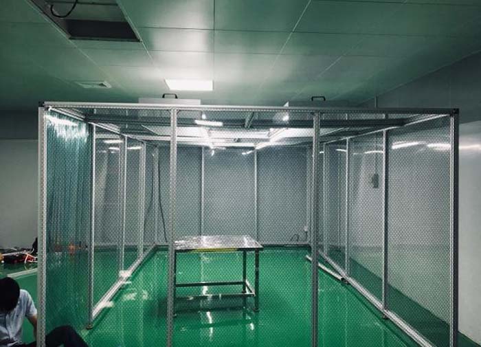 潔凈棚現場安裝圖 潔凈棚現場安裝圖
